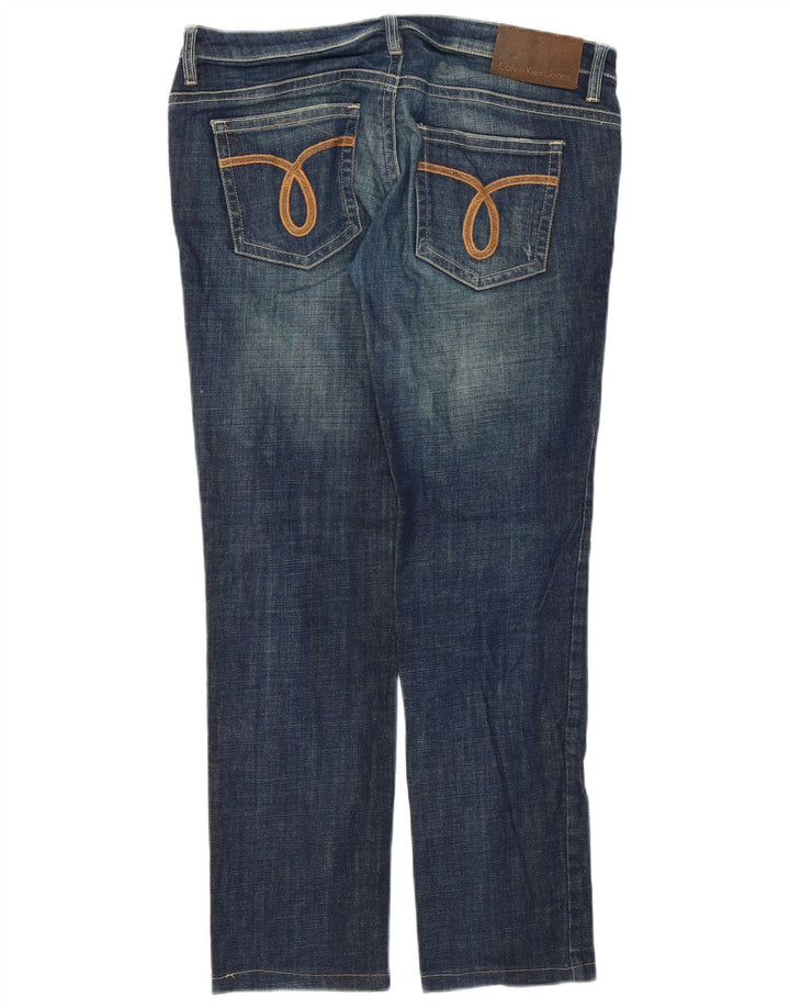 Ženske uske traperice Calvin Klein W31 L29 plavi pamuk