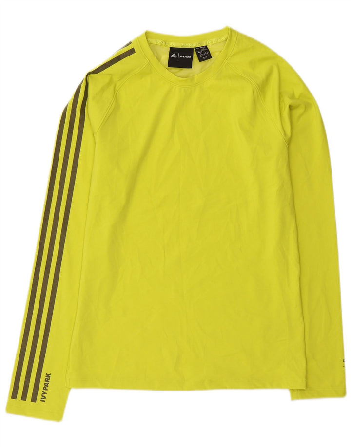 Adidas muška Ivy Park prozirna majica dugih rukava, mali žuti poliester
