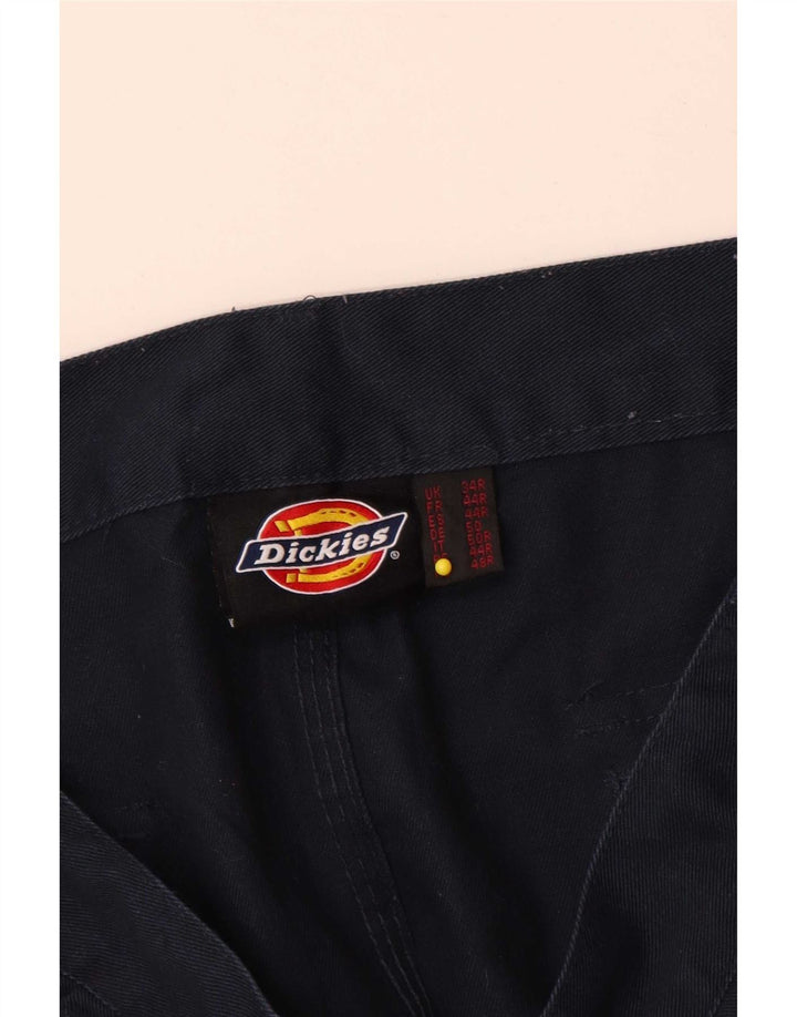 Dickies muške kargo hlače s klinovima W34 L30 tamnoplavi poliester