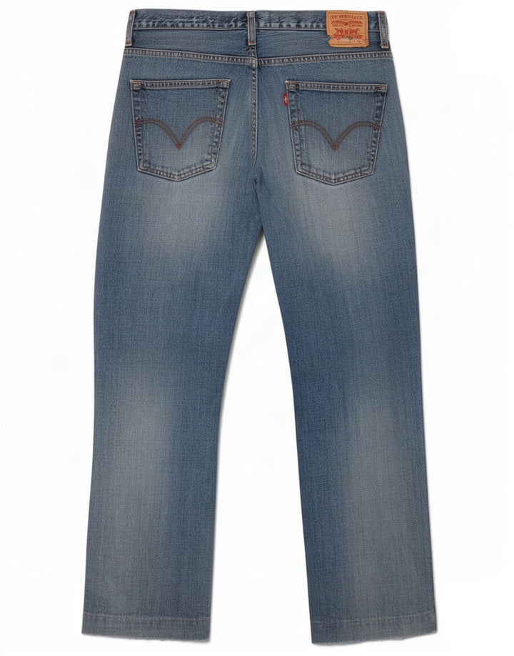 Levi's muške ravne traperice W36 L27 plavi pamuk