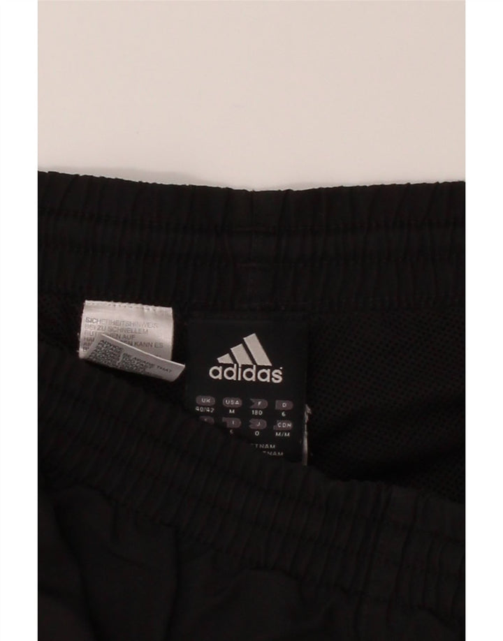 ADIDAS Mens Tracksuit Trousers Joggers UK 40/42 Medium  Black Polyester Vintage Adidas and Second-Hand Adidas from Messina Hembry 