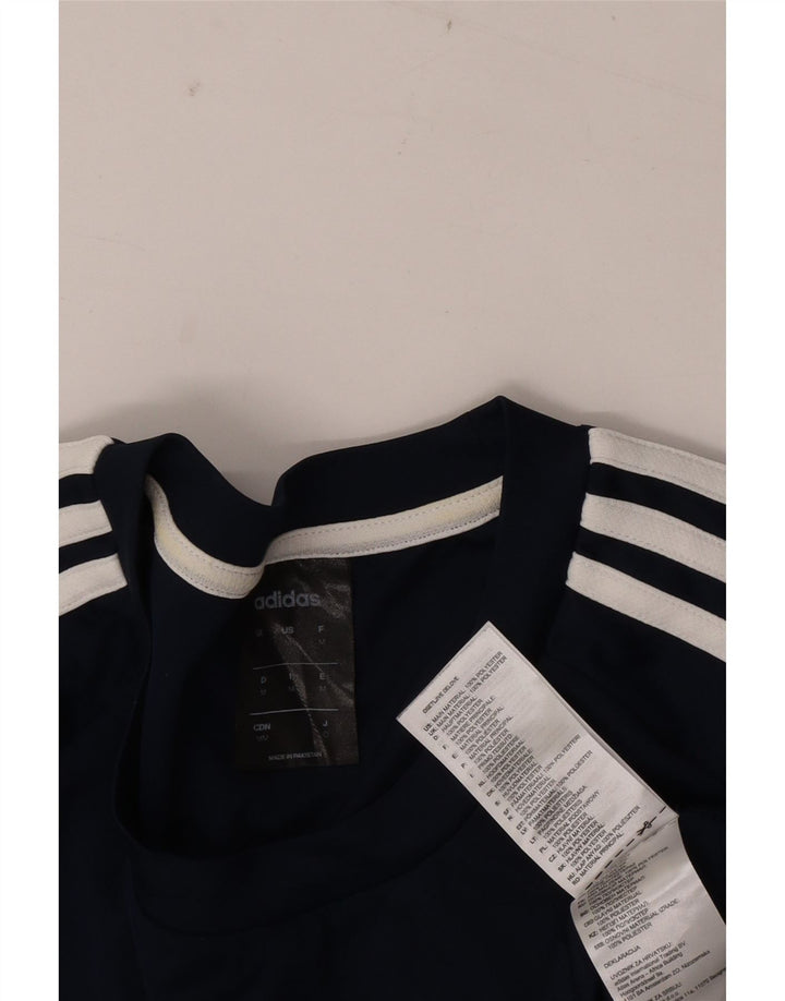 ADIDAS Muška Climalite majica kratkih rukava Medium tamnoplavi poliester