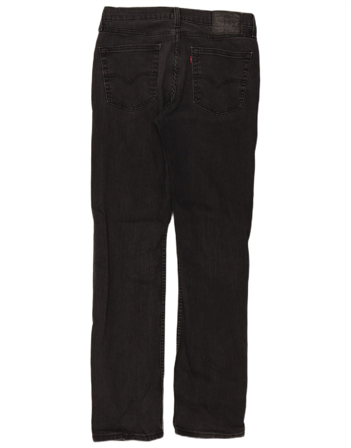 Levi's muške 514 ravne traperice W32 L34 crni pamuk