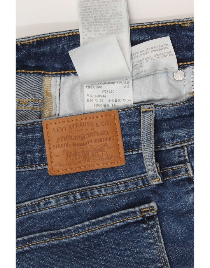 Levi's ženske 712 uske traperice W29 L30 plavi pamuk