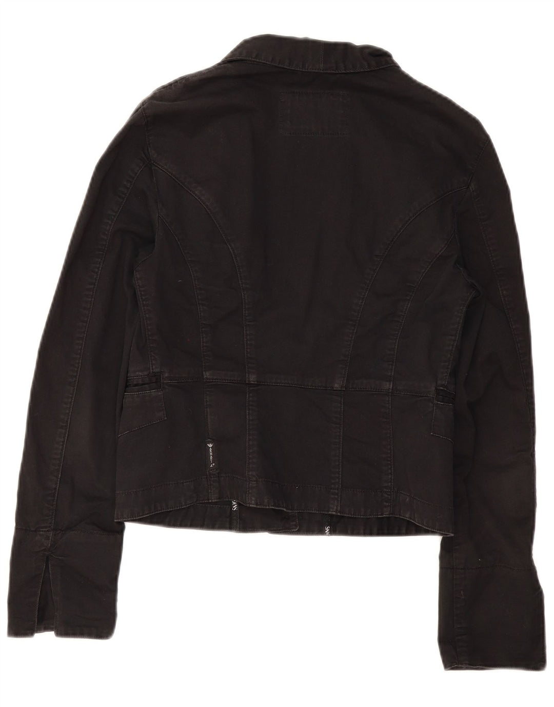 Armani Jeans Ženska skraćena jakna sa 3 gumba IT 44 srednje crni pamuk