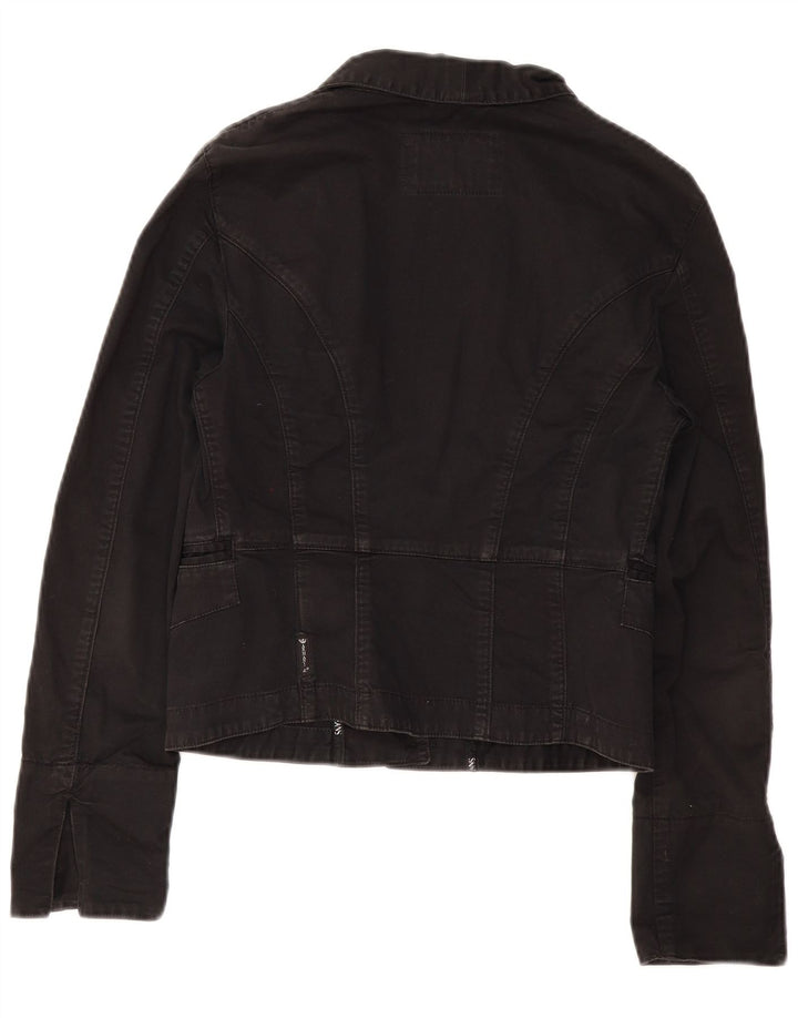 Armani Jeans Ženska skraćena jakna sa 3 gumba IT 44 srednje crni pamuk