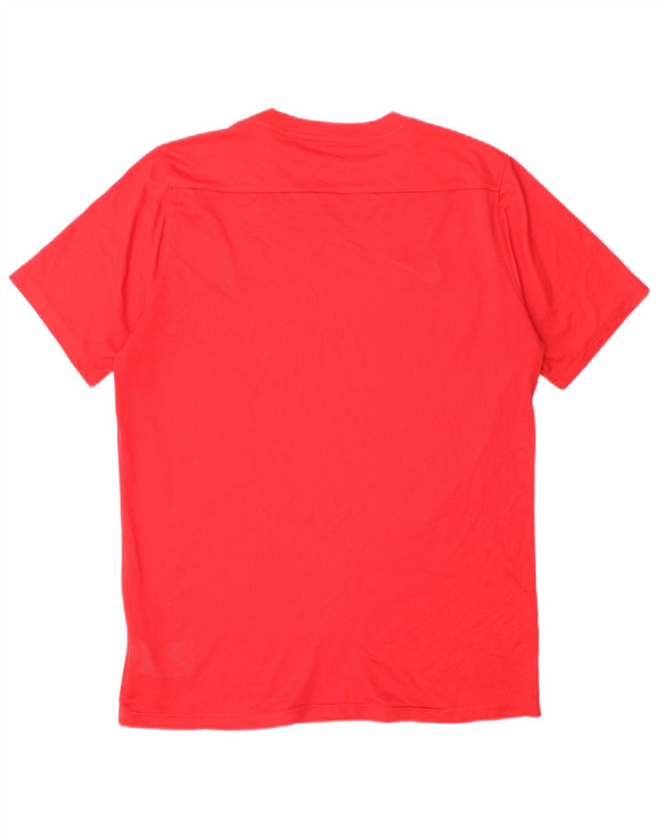 Nike Dri Fit majica kratkih rukava velika crvena poliester