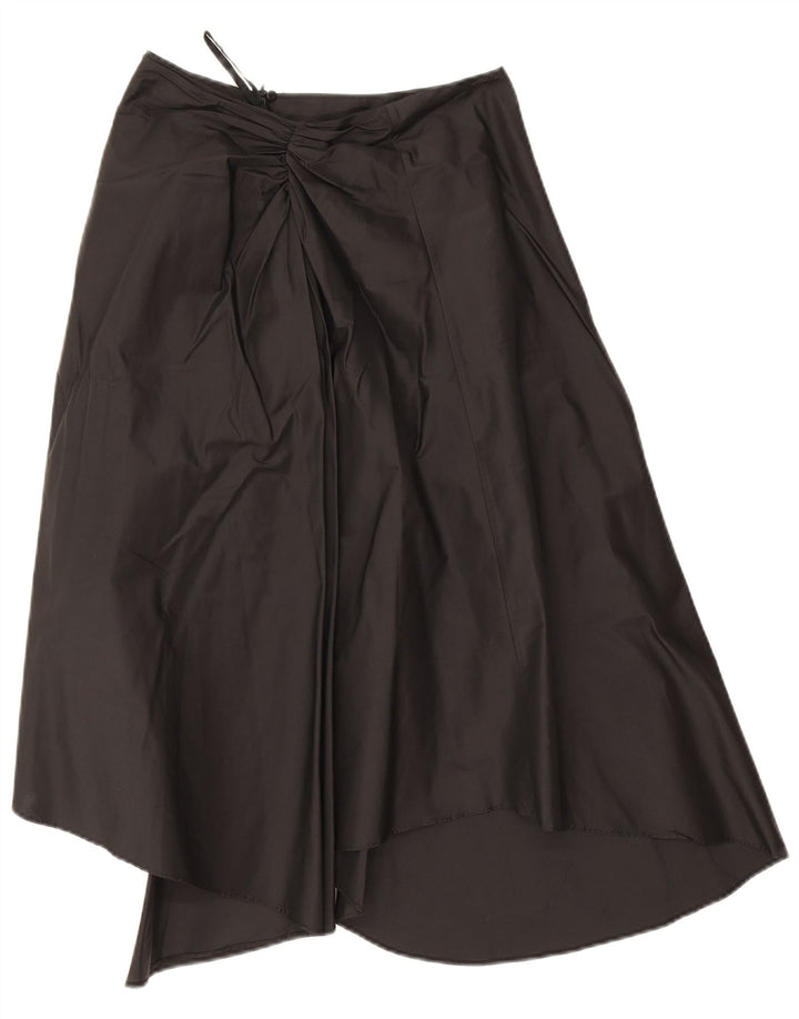 Fenn Wright Manson ženska asimetrična suknja UK 8 mala W26 crna