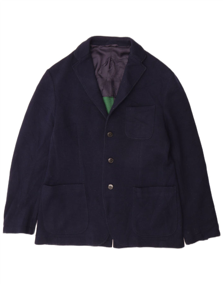 Fred Perry muška jakna s 3 gumba IT 42 XL tamnoplavi pamuk