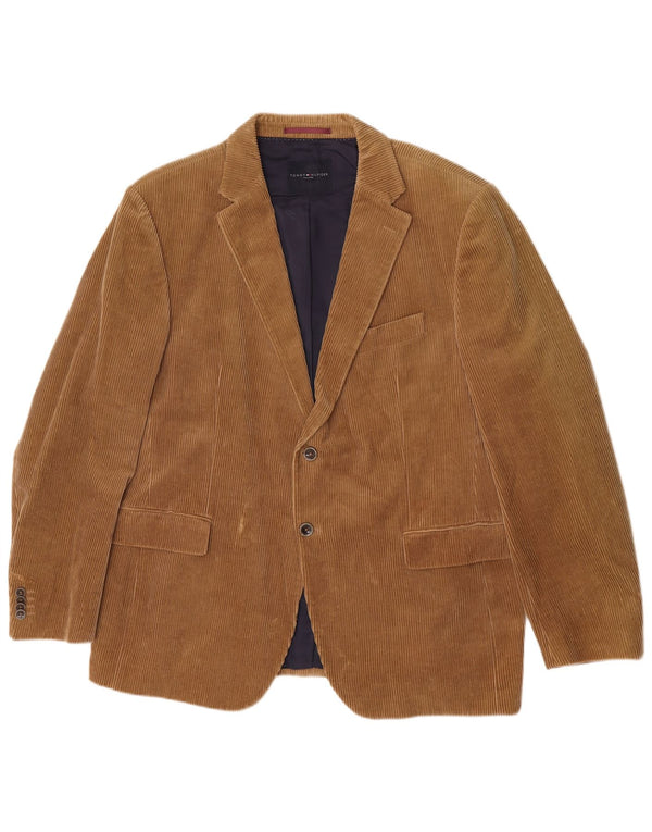 Tommy Hilfiger muška jakna od samta s 2 gumba UK 42 XL bež