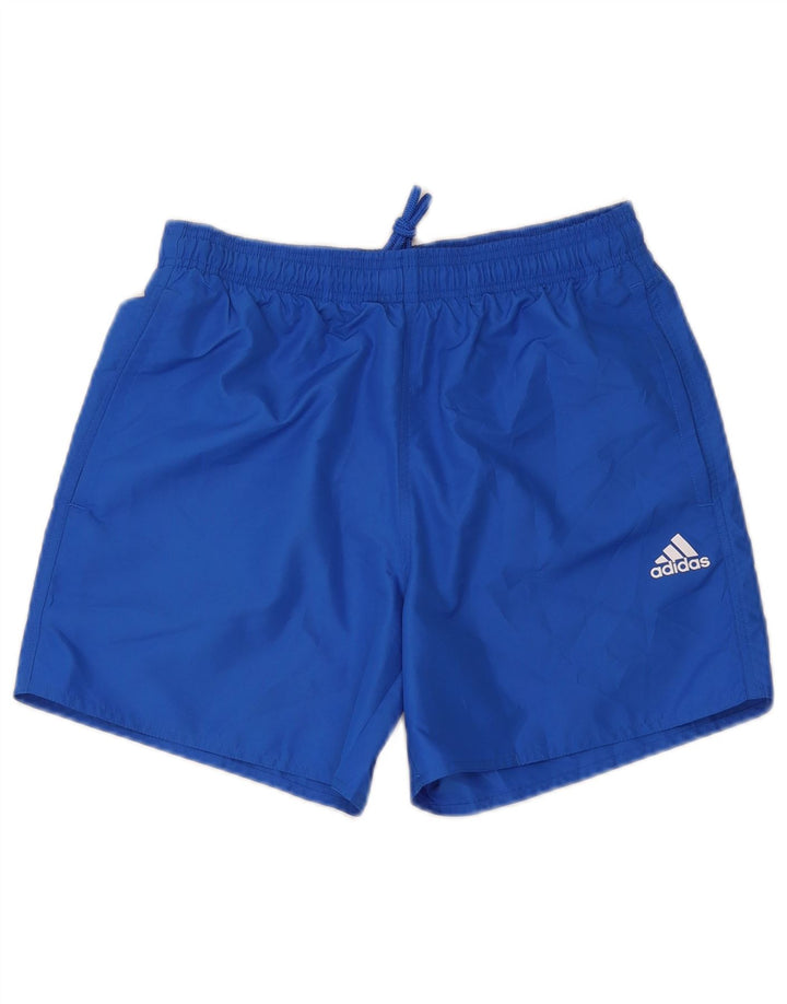 Adidas muške sportske kratke hlače srednje plave boje od poliestera