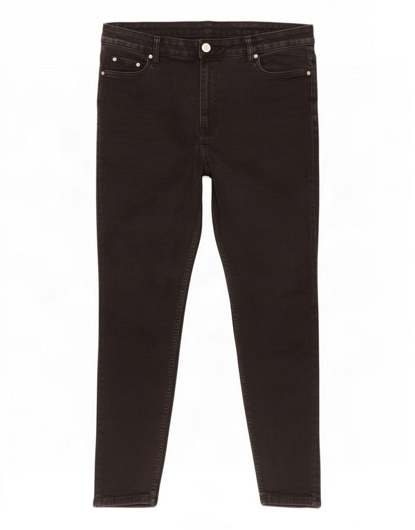 Marks & Spencer Ženske uske traperice The Ivy UK 18 XL W36 L28 Sivi pamuk