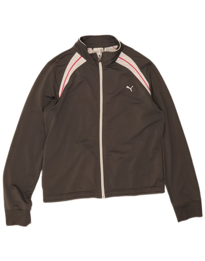 Puma ženska gornja jakna trenirke UK 14 Large Grey Colourblock poliester