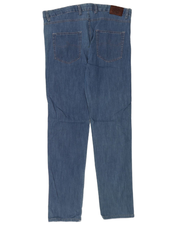 Paul & Shark Mens Stretch Straight Jeans W38 L33 Blue Cotton