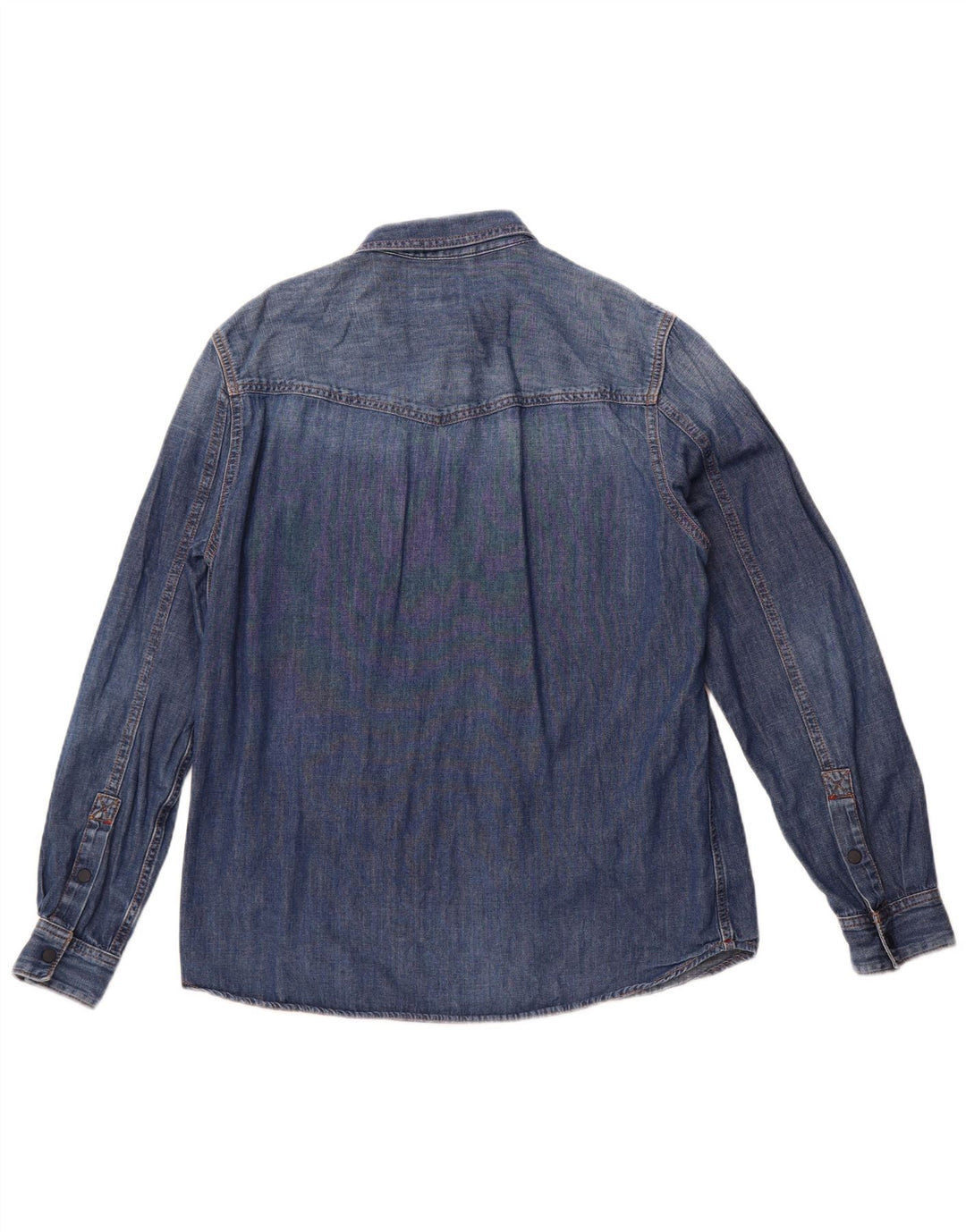 Timberland muška uska traper košulja velika plava pamučna