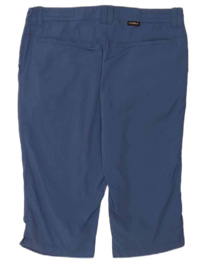 Jack Wolfskin ženske chino kratke hlače UK 12 srednje W32 plavi poliamid