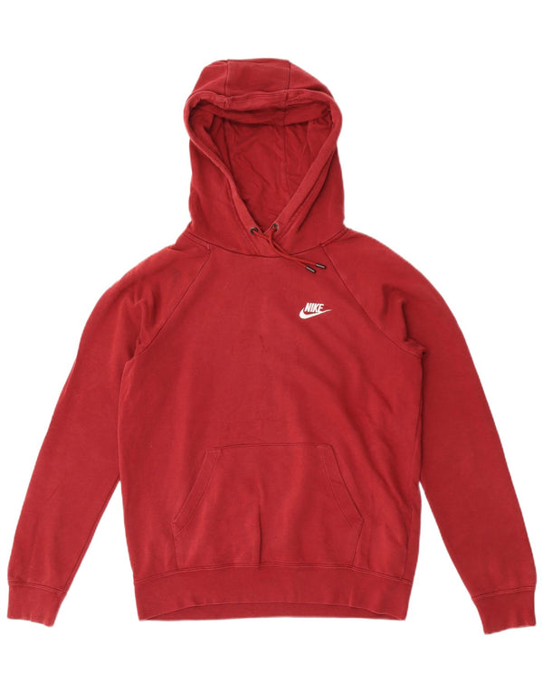 Nike Ženska velika majica s kapuljačom UK 10 Mala crvena pamuk