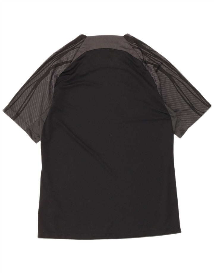 Nike Dri Fit Slim Fit majica kratkih rukava srednje crne boje, poliester