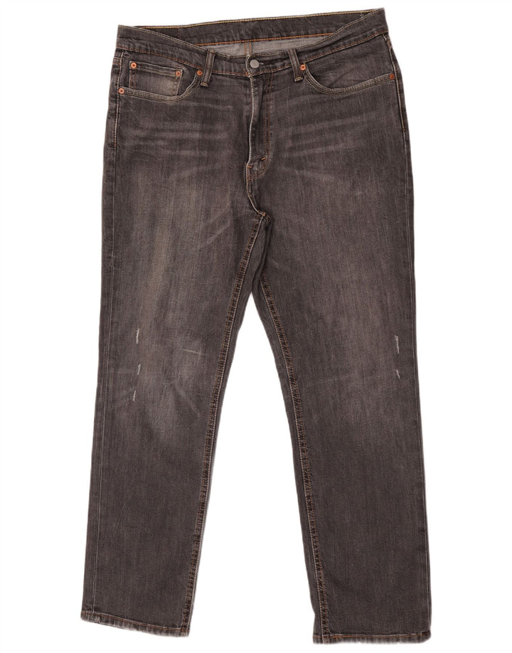 Levi's muške 541 uske traperice W36 L32 sivi pamuk