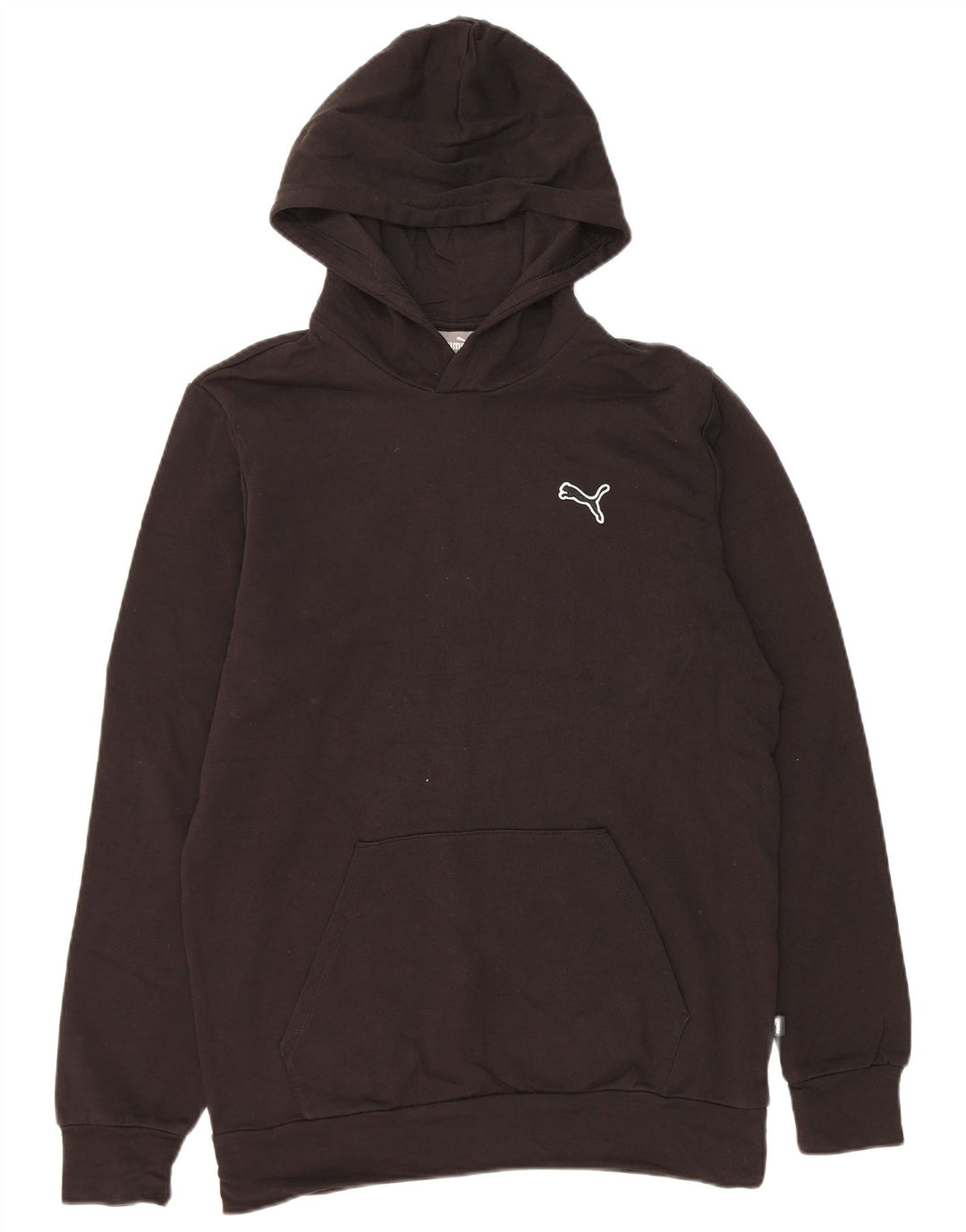 PUMA Mens Hoodie Jumper Medium Black Cotton