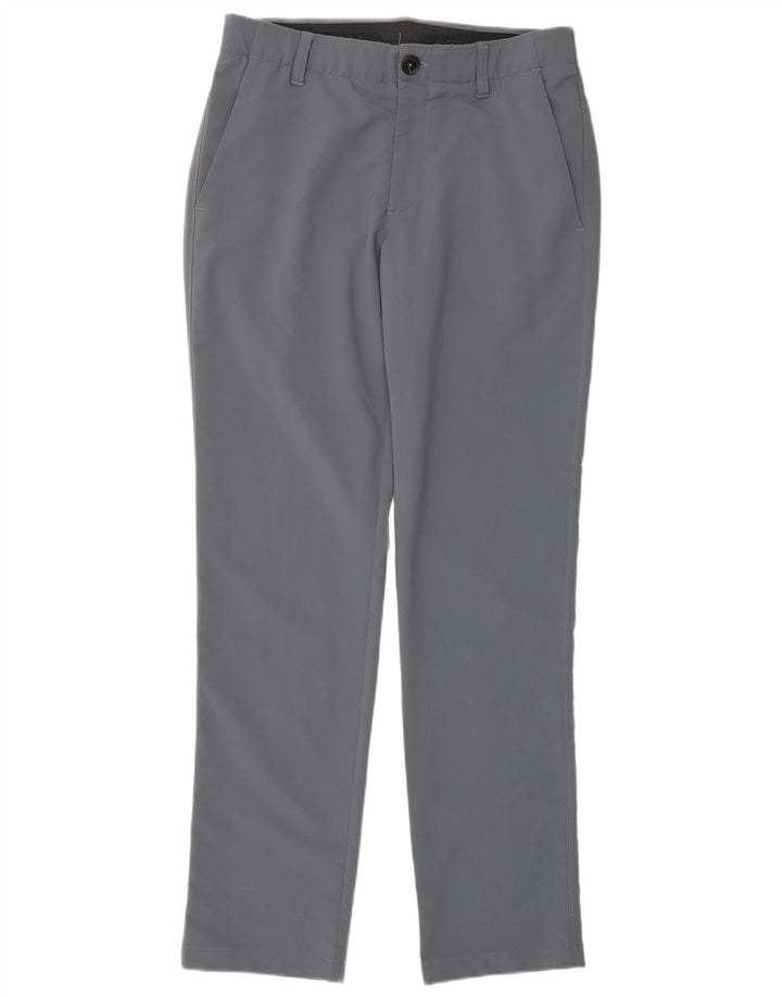 Under Armour muške ravne chino hlače W32 L32 sivi poliamid