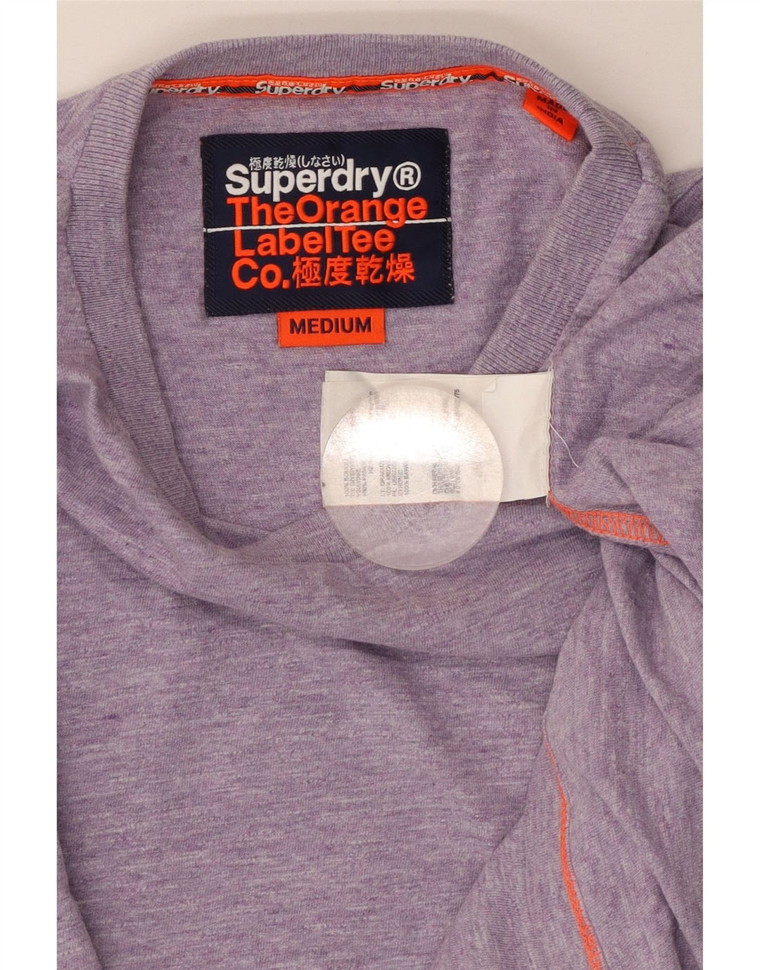 SUPERDRY muška majica kratkih rukava Srednje ljubičasti pamuk