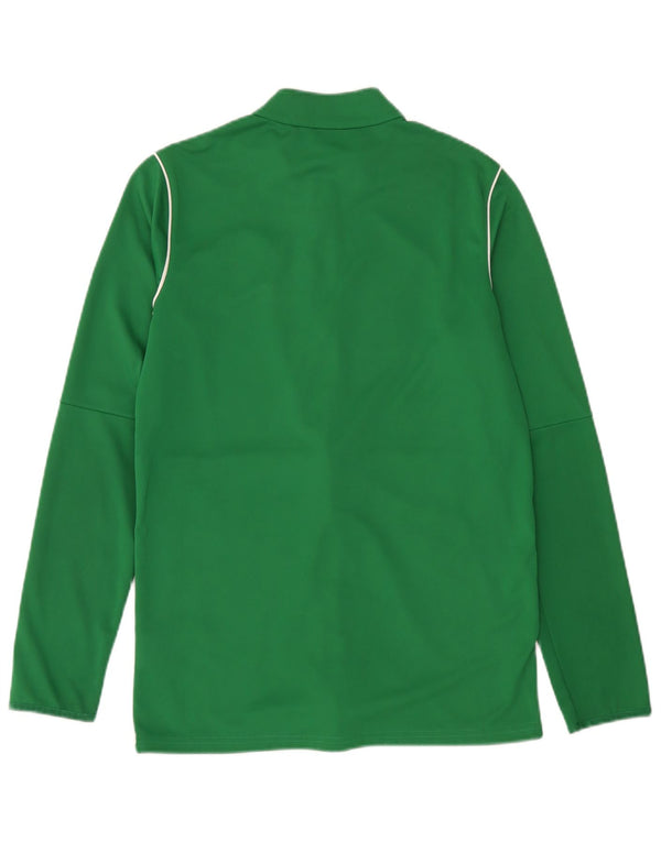 Nike Dri Fit gornja jakna za trenirku srednje zelene boje od poliestera