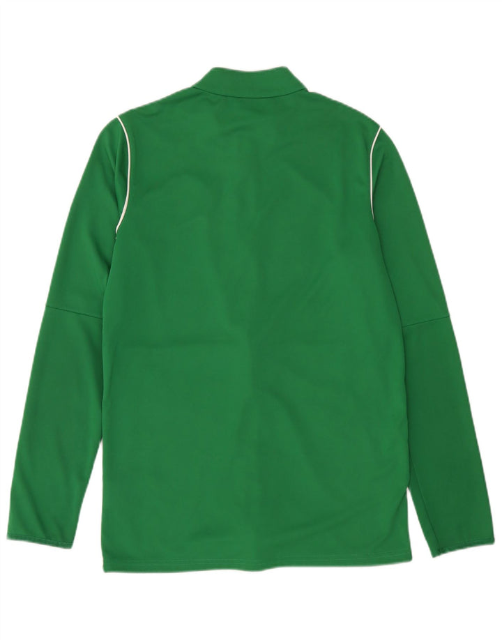 Nike Dri Fit gornja jakna za trenirku srednje zelene boje od poliestera