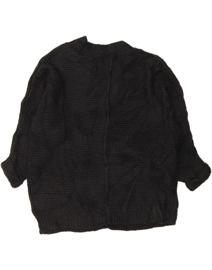MOSSIMO Womens Oversized Boat Neck Jumper Sweater UK 14 Medium Black Vintage Mossimo and Second-Hand Mossimo from Messina Hembry 
