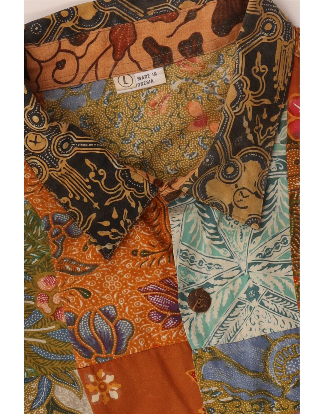 Vintage muška košulja velika patchwork patchwork