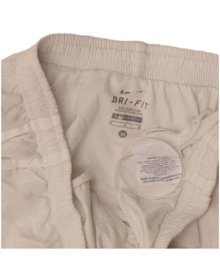 NIKE ženske kratke sportske hlače Dri Fit UK 14 Srednje bijeli poliester