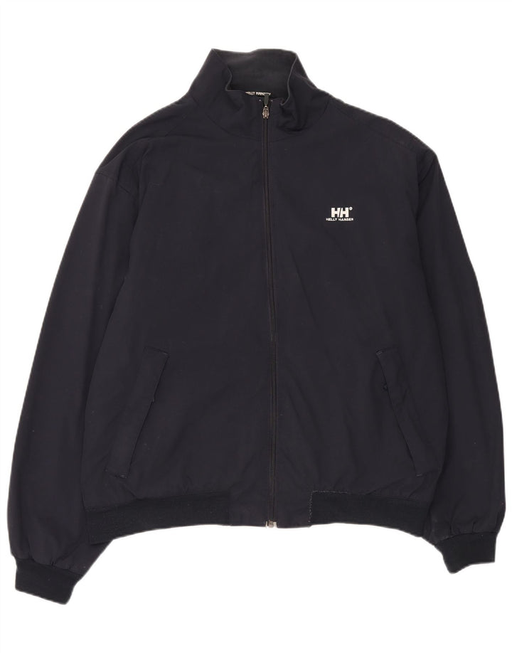 Helly Hansen muška bomber jakna UK 40 Large tamnoplavi najlon