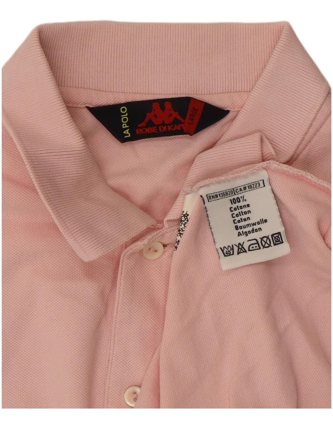 Kappa muška polo majica velika ružičasta pamuk