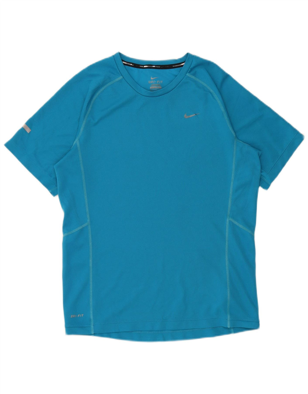 Nike Dri Fit majica kratkih rukava, mali plavi poliester