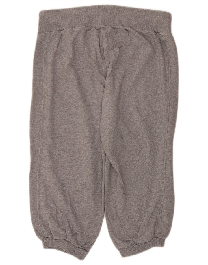 PUMA Ženske Capri Trenirke Hlače Joggers UK 14 Large Grey Cotton