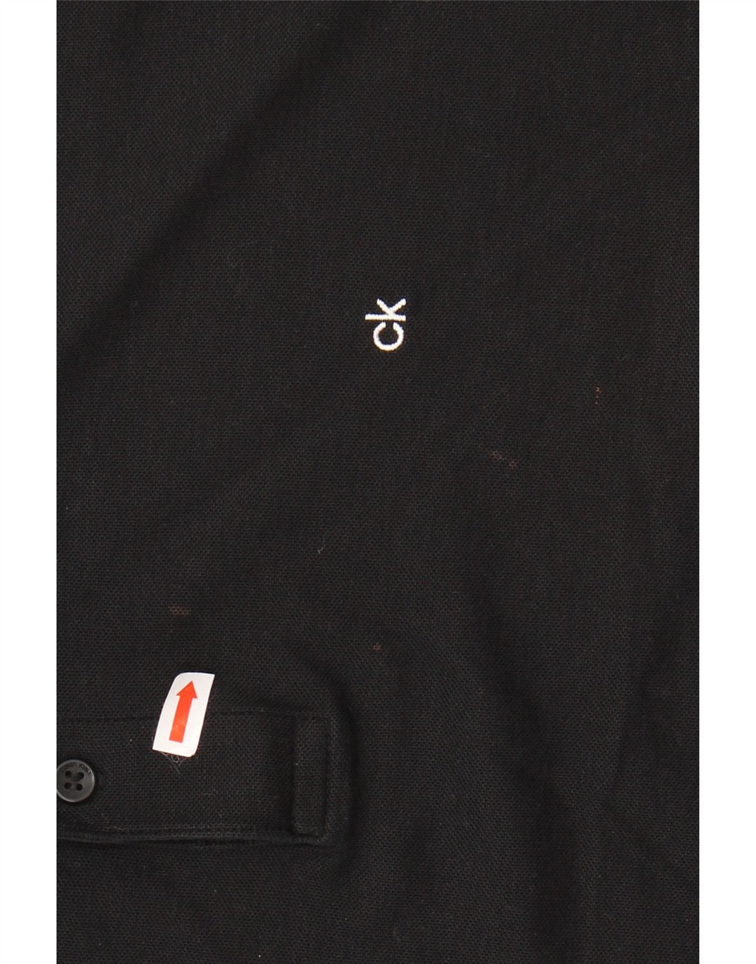 CALVIN KLEIN Muška polo majica Velika crna pamučna majica