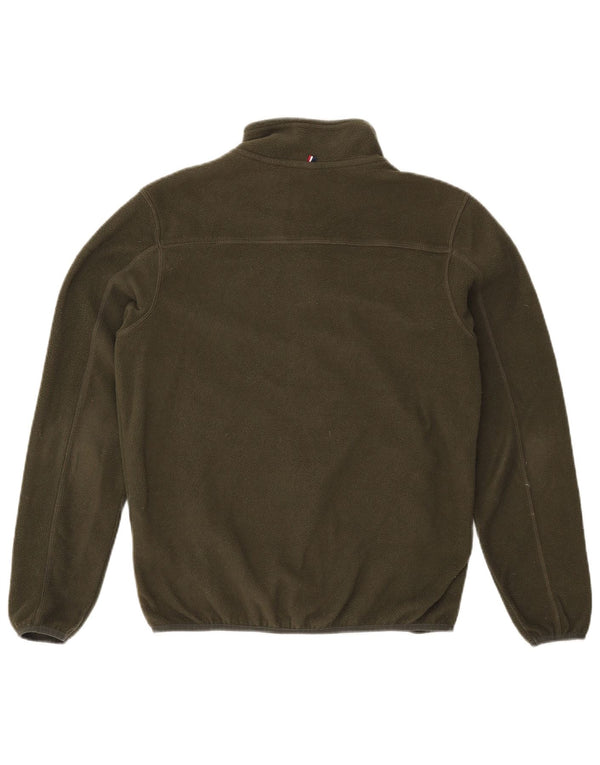 US POLO ASSN. Muška jakna od flisa mala kaki poliester