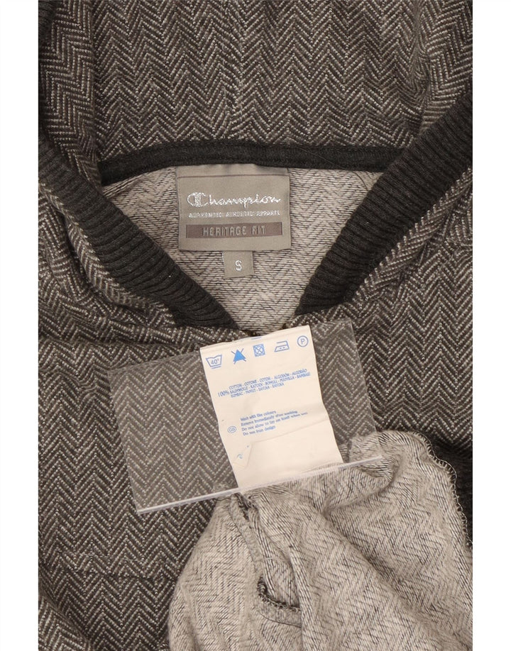 CHAMPION Ženski Heritage Fit pulover s kapuljačom s patentnim zatvaračem UK 10 Mali sivi