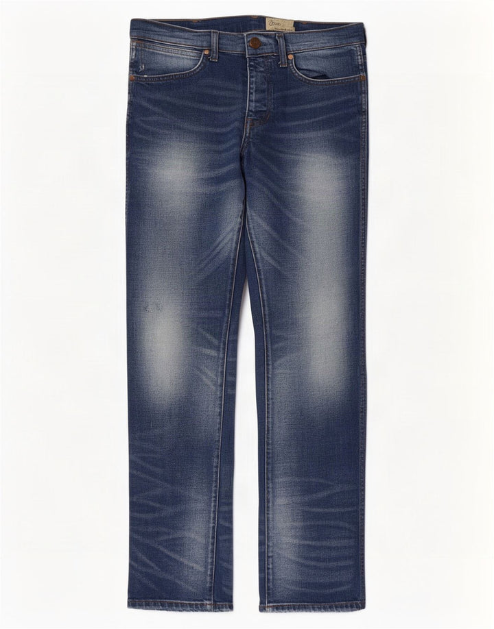 Wrangler muške ravne traperice Spencer W32 L32 plavi pamuk