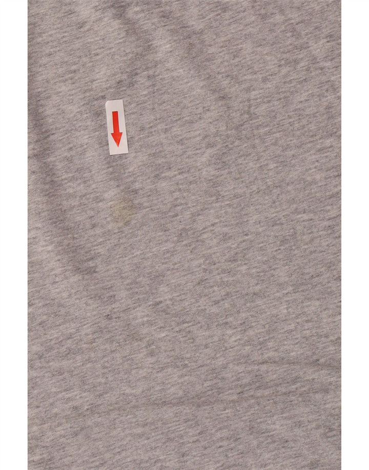 Benetton muška majica kratkih rukava s grafičkim motivima, veliki sivi pamuk