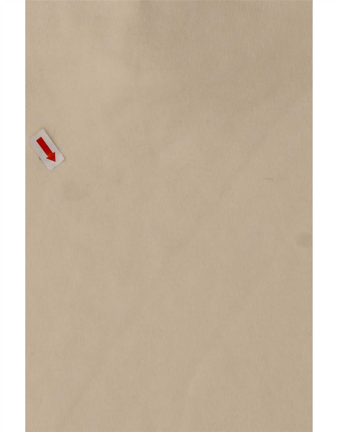 REEBOK Muška dukserica s izrezom i patentnim zatvaračem, srednje bijelog pamuka