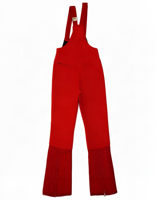 Fila ženske hlače Dungarees Skijaške hlače UK 12 srednje crvene