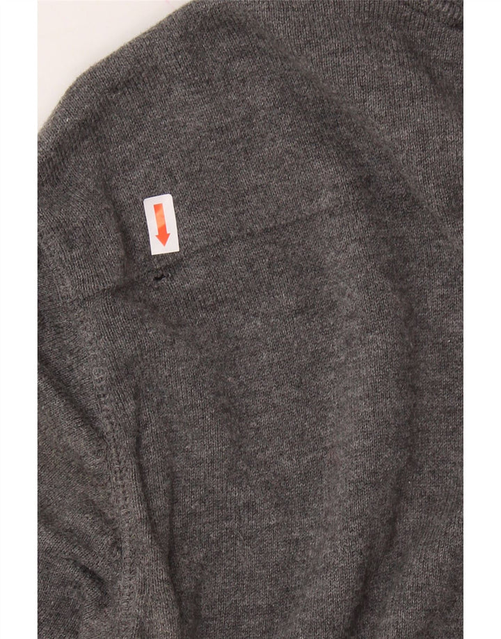 IZOD Mens V-Neck Jumper Sweater XL Grey Cotton Vintage Izod and Second-Hand Izod from Messina Hembry 