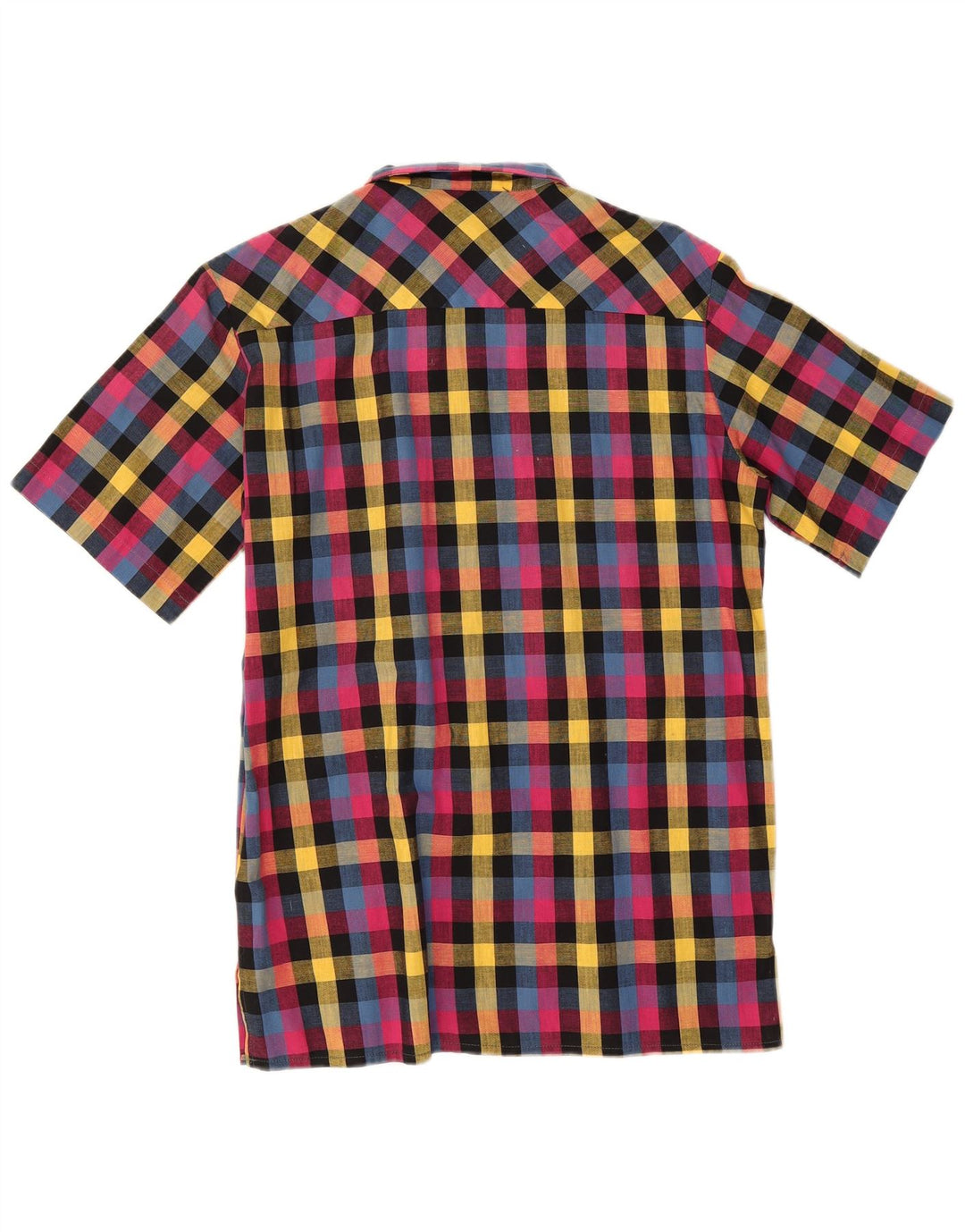 Wrangler muška košulja kratkih rukava veličina 37 14 1/2 mala raznobojna gingham