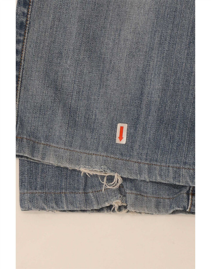 Levi's muške 501 ravne traperice s oštećenjem W30 L29, plavi pamuk