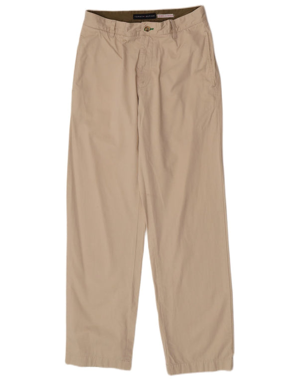 Tommy Hilfiger muške sužene chino hlače W29 L32 bež pamuk