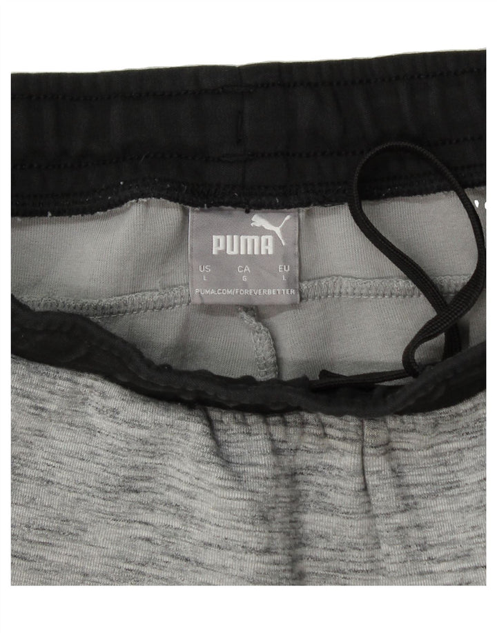 PUMA Mens Tracksuit Trousers Large  Grey Colourblock Vintage Puma and Second-Hand Puma from Messina Hembry 