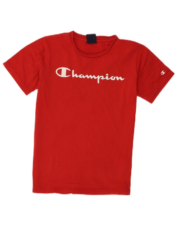 Velika crvena pamučna majica kratkih rukava Champion Boys Graphic T-Shirt 11-12 Years