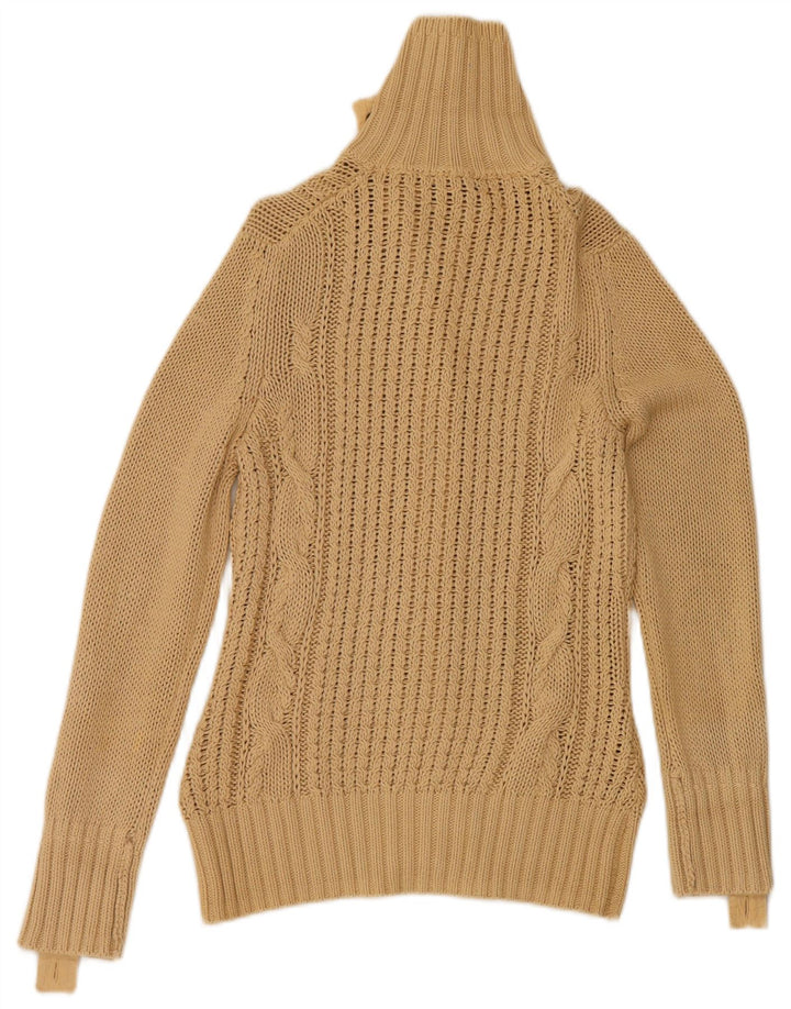 Massimo Dutti ženski kardigan pulover UK 12 srednje bež pamuk