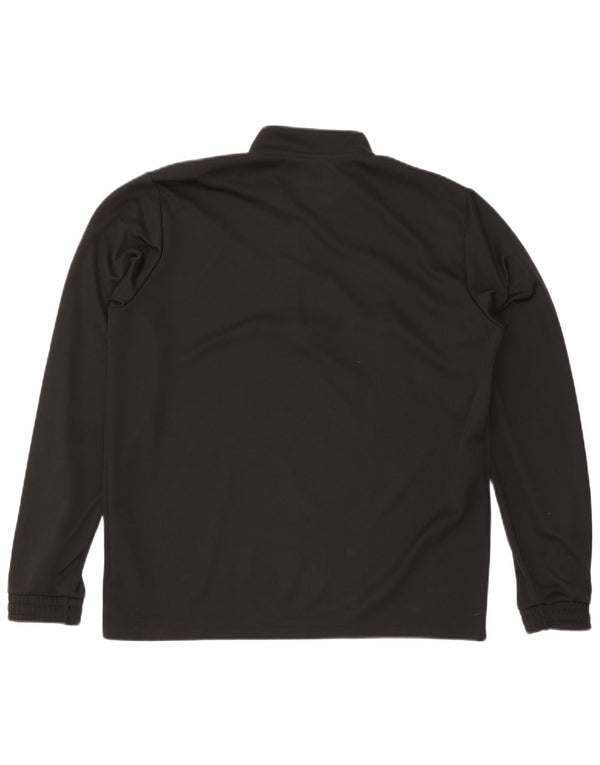 Adidas gornji dio trenirke Aeroready zip izrez XL crni poliester